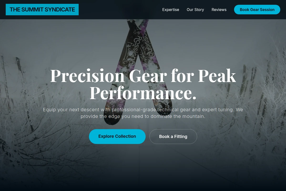 Glacier Ski Equipment