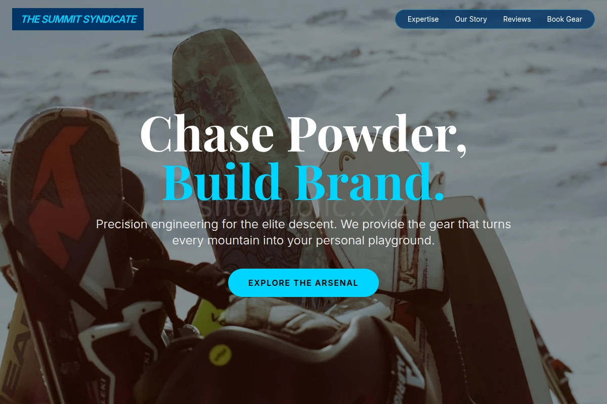 Ice Ski Equipment