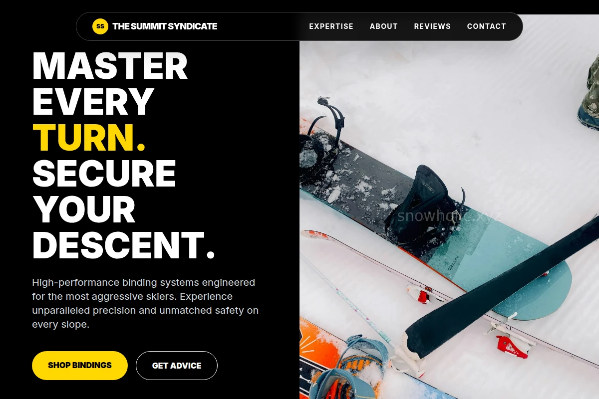Bindings Ski Equipment